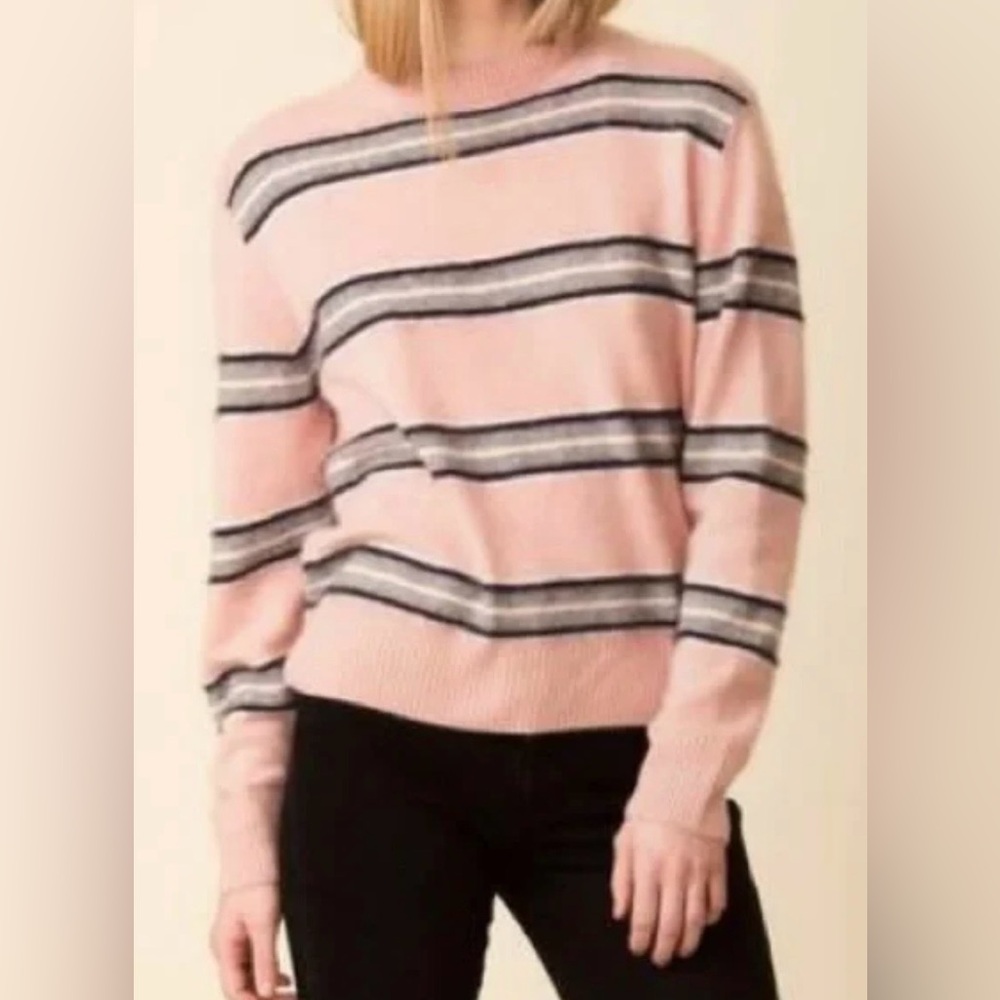 Sea New York Salene 100% Cashmere Boyfriend Sweater Women’s Size S
